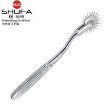 SHUFA 슈파 의료용핀톱니바퀴 와텐버그 핀휠 길이17cm 해드3cm ( 신경과 피부과등의 검진기/ 바텐버그핀휠 / Wartenberg Pin Wheel), 1개