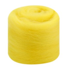 JY手作飾品屋 羊毛氈材料 長纖維70S羊毛條 DIY手作, 27檸檬黃【10g/每包】, 1個