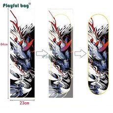 스케이트보드용 장난스러운 사포 롱보드 연마 갈이 갈기 전문 방수 내마모성, 18. 1pcs, 1개