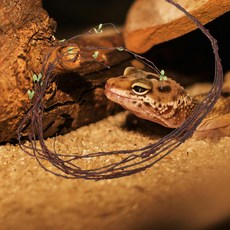 파충류 탱크용 인공 덩굴 장식 고급 모조 덩굴 클라이밍 식물 테라리움 풍경 장식품 파충류 탱크