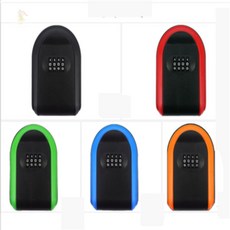 미미스토어 주택열쇠보관함 안전보관박스 다이얼잠금 금고 usb보관케이스미니, 블루