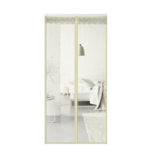 TREE Art Door條紋門型蚊帳, 淺褐色的