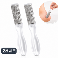 타본 프리미엄 발 각질 제거기 2개 스테인리스 풋파일 뒤꿈치 관리, 1 세트, free