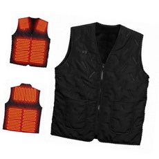 USB 발열조끼 방한 기모 단체조끼 작업복 작업용 배달 대량주문 단체주문 라이더 스태프 _2025911110EA