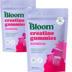 Bloom 블룸 크레아틴 구미 베리맛 미국 직배송 36정 2개