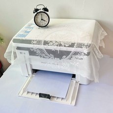 프린터덮개 팩스 복합기 먼지차단 보호 커버 사무실 60x60cm 리틀 주지 플라워 두꺼운 기본 색상, 90x90cm, 유러피언 플라워 (얇은), 유러피언 플라워 얇은 × 기본 색상