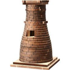 교육용 경주 영공방 내추럴목재 나무재 원목소재 입체퍼즐 첨성대 73987ea 1(pc), 1개