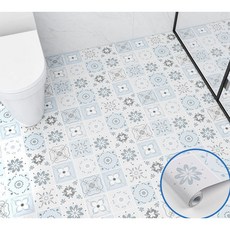 주방 화장실 시트지 방수지 바닥 붙이는 접착식 타일시트지 미끄럼 방지, D165