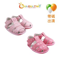 恰恰兔 台灣手工製經典寶寶學步涼鞋 14009粉/桃 真皮鞋墊 吸汗透氣 學步鞋 涼鞋