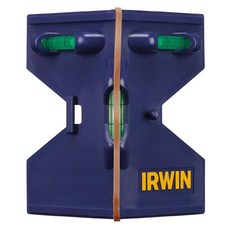 IRWIN 툴즈 자석 포스트 수평계 블루 (1794482), 레벨, 레벨