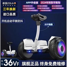 ZOLM 전동휠 호버보드 대리기사 이륜 두발 왕발통 출퇴근 경량 휴대용, 54v, 36V K11Air White 9인치 눈부신 휠 다리