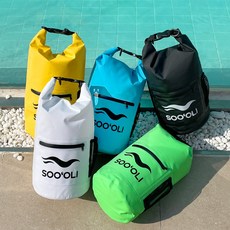 수올리 드라이백 수영가방 생존수영 생활방수, 블랙