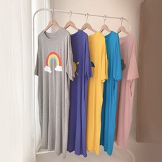 [기회공작소] 국내 반팔 원피스 홈웨어 / 빅사이즈 잠옷 여성잠옷 임부복/ 등원룩