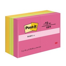 포스트-잇 노트 알뜰팩 656-12 멀티 3M, 없음