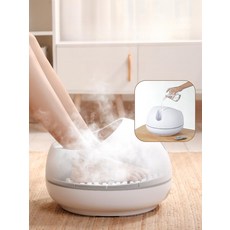 스팀족욕기 발마사지기 가정용 풋스파 족욕 화이트 발족욕기 발찜질기 B. 클래식화이트 스팀, A. 클래식화이트 스팀 30장 약팩 보온 커버