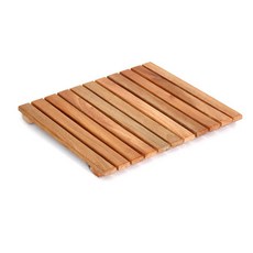 마호가니 원목 미니 발판 욕실발판 현관매트 발매트, 1개