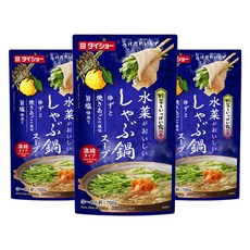 다이쇼 경수채가 맛있는 샤브나베 스프 농축타입 소금맛, 3개, 700g
