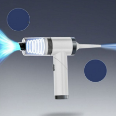 차량용 무선 청소기 핸디형 휴대용 자동차 차량용 송풍 청소기 실내 소형 다용도, 화이트