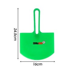 1/2Pcs 곡선 버킷 특종 스크레이퍼 스패클 페인트 퍼티 나이프 마른 벽에서 나온 마무리 석고 긁기 데칼 패, 02 1PCS