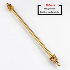 오토바이 스윙암 프론트 액슬 키트 골드 티타늄 육각 씰 전기 자전거 모페드 커스텀, 1. golden 360mm, 1개