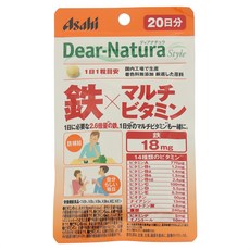 Asahi 朝日 鐵&綜合維他命錠, 1包, 20顆