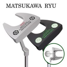마쓰카와 류 PSK-21 말렛형 퍼터 블랙 컬러 마쓰카와 류 정품, 블랙 34인치, 3도