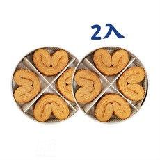 Hi 法式焦糖蝴蝶酥，嚴選紐西蘭金桶奶油，口感酥脆，層次分明，獨立包裝方便攜帶, 160g, 2個