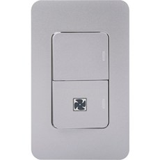 2구스위치 현대 스위치 실버 전기 전등 커버 벽 추천, 낱개