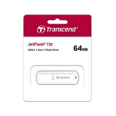 創見 JetFlash 730 64GB USB 3.1 Gen 1 隨身碟, 1個