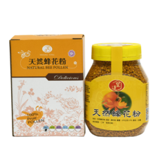 皇廷 HUANG TING 蒲鹽花蜂花粉 300公克罐裝 營養補給 維持活力, 1個