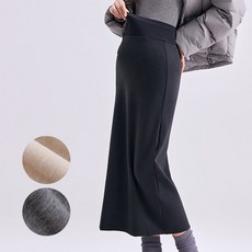 닥터원베리 여성 피치 니트 임산부 치마 롱 스커트