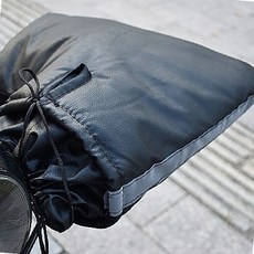 이륜차용 핸들 보온 덮개 겨울철 손 보호 방풍 커버 오토바이 스쿠터 배달 라이더, 가죽핸들워머