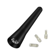 미니 자동차 안테나 차량 지붕 라디오 블랙 길이 나사, 2. 6.5cm rubber