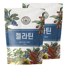 해나식품 젤라틴 가루 할랄(HALAL) 인증제품, 500g, 2개