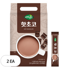 자연생각 핫초코 스틱, 20g, 50개입, 2개