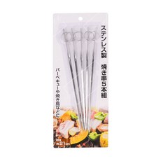 에코 스텐 산적꽂이 5p 캠핑 꼬치 명절, 없음