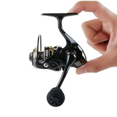 Huidiao 미니 스피닝 릴 135g 초경량 빙낚 릴 5.2:1 기어비 2kg 부드러운 드래그 금속 스풀/핸들, ZP, 800