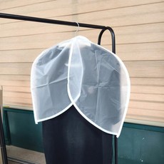 WL 옷커버 하단개방형 PEVA 먼지 커버 옷커버 의류보관커버 하단개방형커버 PEVA커버 먼지방지커버 옷장정리커버 긴옷커버 정장커버 투명옷커버 옷보관커버+셀러팩토리Shop, 빠른배송, 1개, 1매입