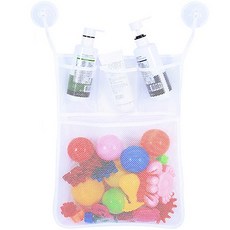 와이에스 욕실 수납 그물망, 화이트, 1개