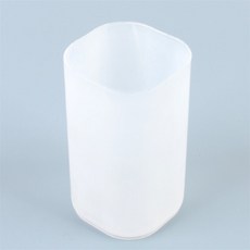 히히힛 사각 플라스틱 펜꽂이 미니소품정리함, 화이트