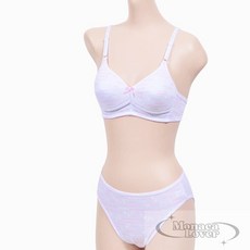 모나카러버 주니어 2단계 B컵 항균 브라팬티세트 아동브라