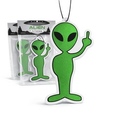 [ 1108727 ] Alien Car 공기 청정제 - 프리미엄 냄새 제거제 자동차 방향제 오래 지속되는 블랙 아이스 향 재미있고 독특한 디자인의 걸이형 자동차 트럭 및 RV