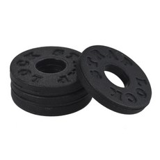 전자 베이스 기타 고무 스트랩 어깨끈 마개 잠금장치, 고무4개, 1개