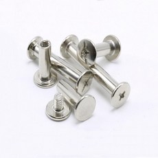 앨범 포토북 펀칭 나사 못 고정 금속 막대 리벳 볼트 사진 스크랩 북 책 만들기 바인딩 재료, 5x15, 1개