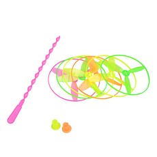 하늘로 슝 날려요 꽈배기 프로펠라 프로펠러 장난감 (KH2203-06)