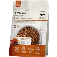 MARGIN 無穀軟飼料 牛肉鱈魚口味 全齡犬適用, 1個, 無in頂級無穀軟飼料(牛肉+鱈魚) 1公