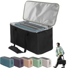 NUENSS-ROR Bella 4 슬라이스 슬림 토스터용 휴대용 가방 야외 토스터 여행 캐리어 백 내열성 알루미늄 호일 방수 브레드 메이커 케이스 액세서리 158736, 4 Slice Toaster Bag