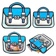 만들기대장 가방지퍼팩 하늘 대 백 지퍼 포장 팩 책 가방 dew+3286ru