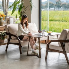 咖啡廳沙發 卡座沙發 主題餐廳餐桌沙發 商用奶茶店桌椅組合, 1個, 兩單椅+1小圓桌,聯絡客服選擇顏色