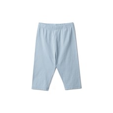 [무신사스탠다드] 키즈 코튼 하프 레깅스 [블루 그레이]
